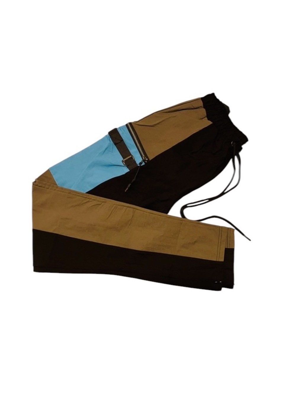 Motive NWT Men's Brown & Blue Contrast Utility Joggers - Picture 6 of 9